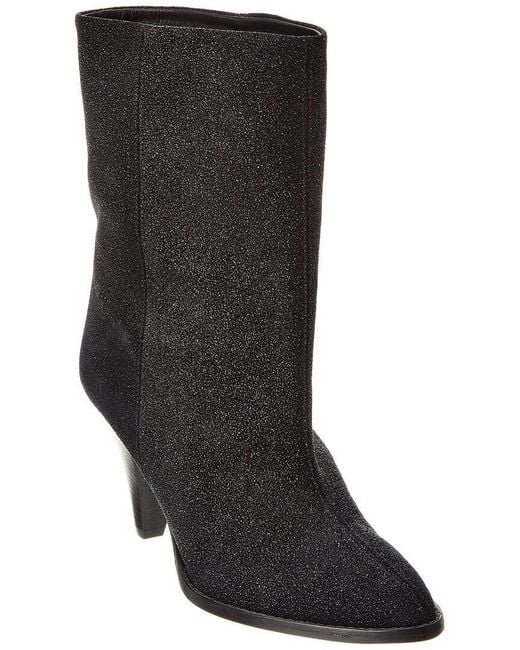 Isabel Marant Black Rouxa Leather Boot