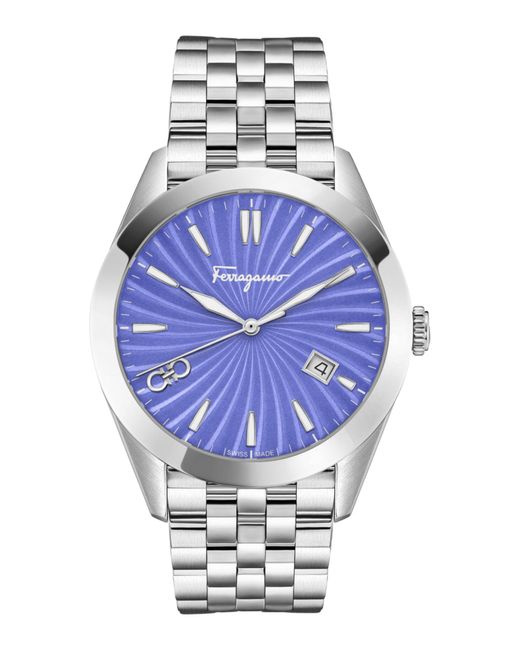 Ferragamo Blue Ferragamo Classic Bracelet Watch