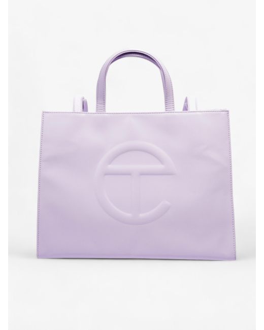 Telfar Purple Shopping Bag Lilac Polyurethane