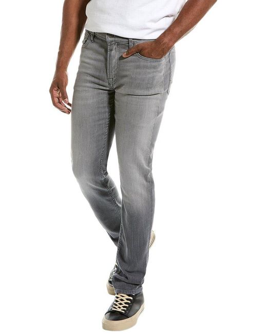 7 For All Mankind Paxtyn Brooks Spring Skinny Jean in Gray for Men | Lyst