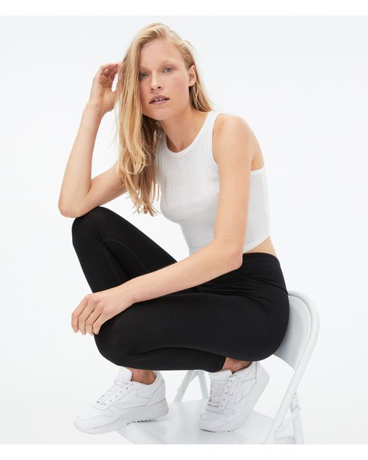 High-rise Crossover Leggings 