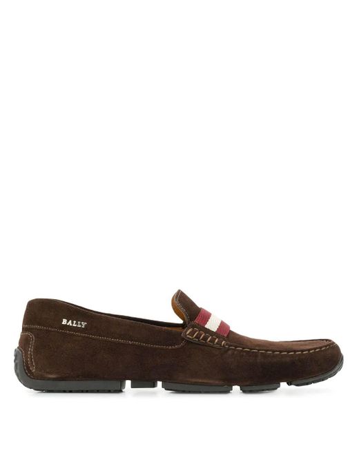 Bally Brown Pearce 6206923 Coffee Leather Loafers for men