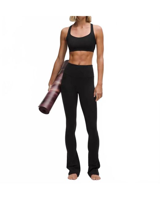 lululemon athletica Black Align High Rise Mini Flare Pant Leggings