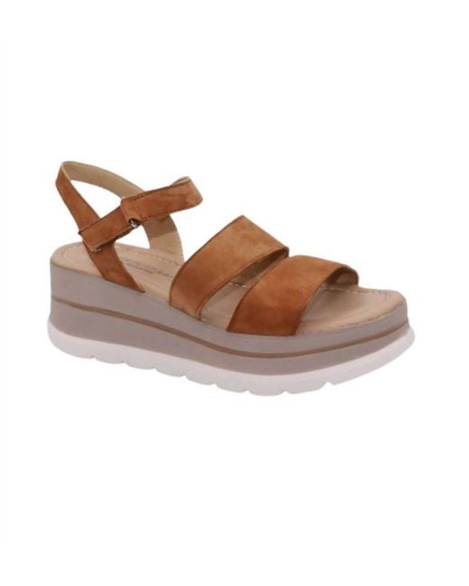 Eric Michael Brown Willow Wedge Sandal