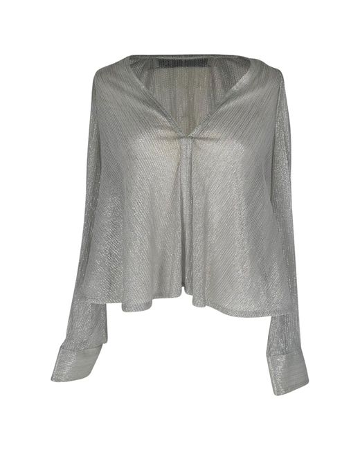 IRO Gray Noumea Blouse