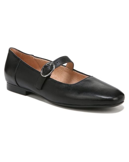 Naturalizer Black Kelly Solid Round Toe Mary Janes