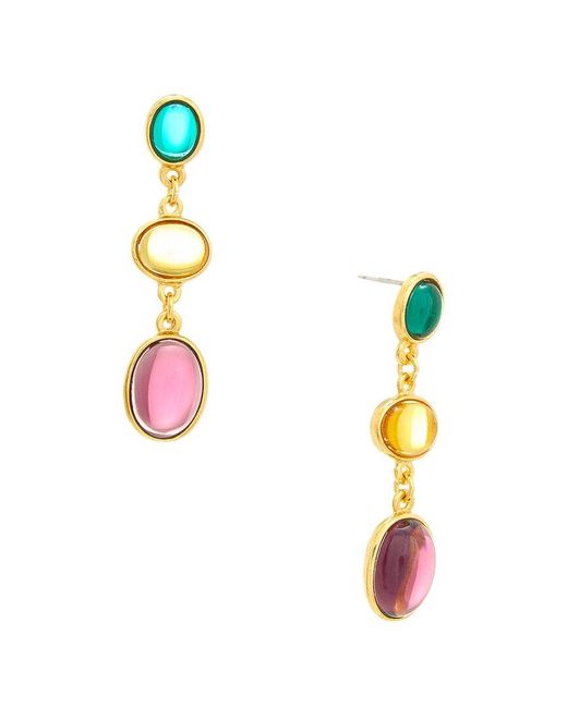 Ben-Amun Metallic 24K Plated Earrings