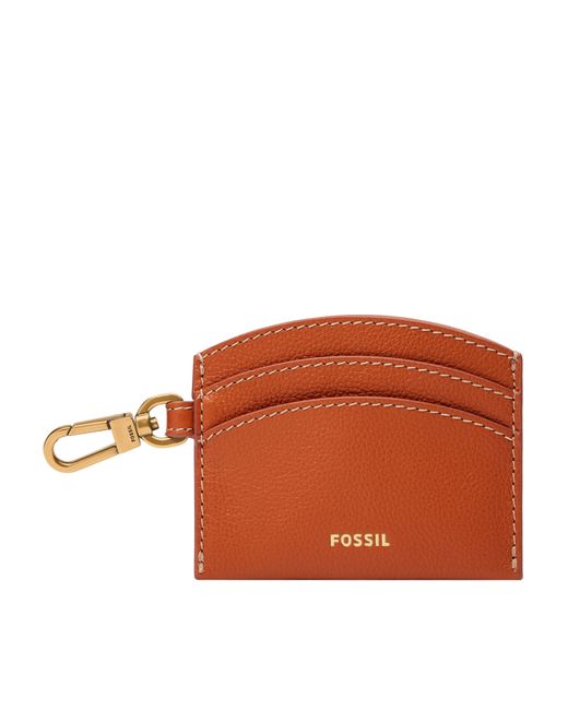 Fossil Brown Sofia Leather Card Case