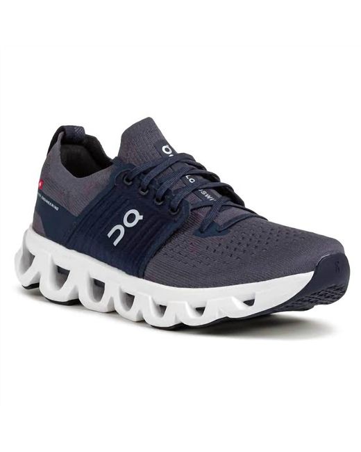On Swiss Performance Blue Cloudswift 4 Sneaker for men