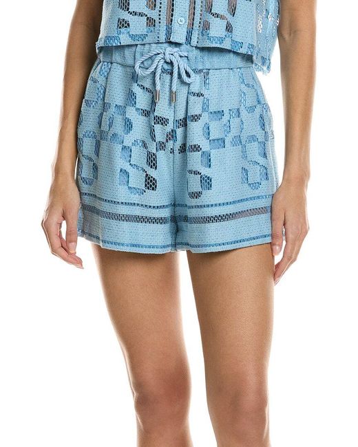 Jonathan Simkhai Blue Hannah Short