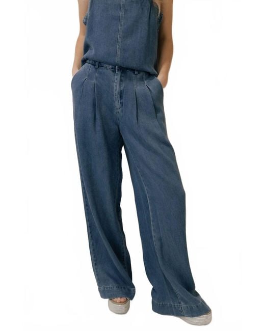Thread & Supply Blue Maelis Pants