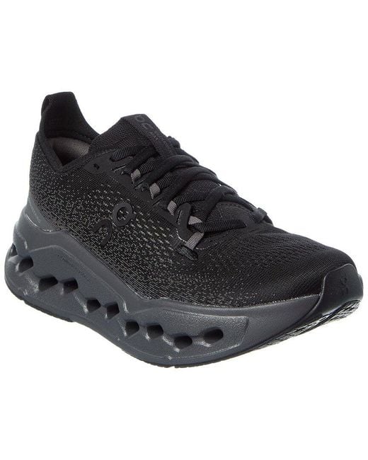 On Shoes Black Cloudsurfer Max Sneaker