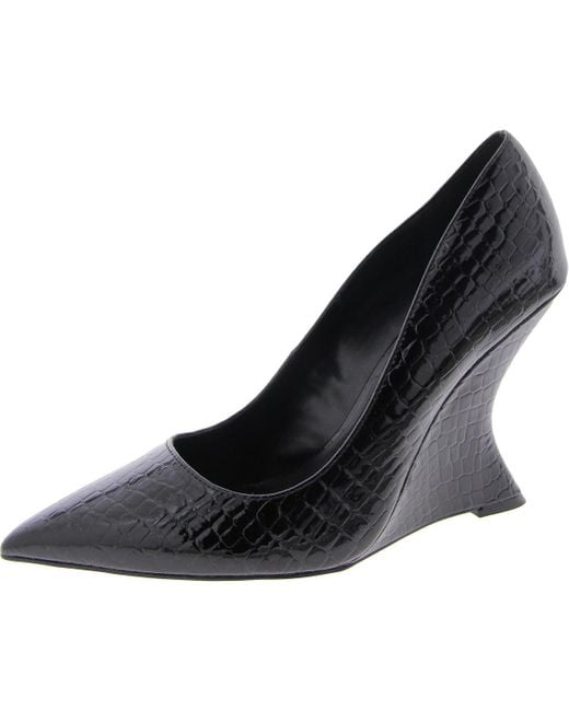 pointed toe wedge heels