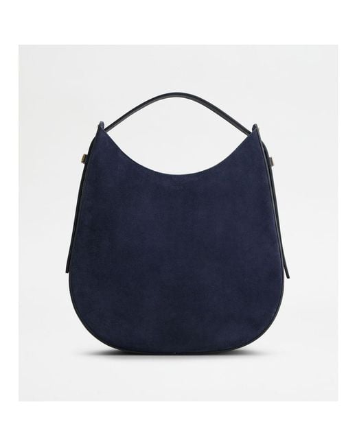 Tod's Oboe Bag Medium in Blue Lyst