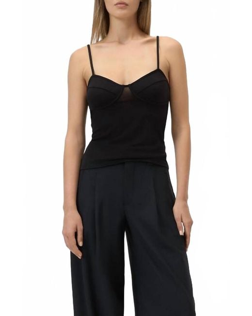 Closed Black Linger Top Cami