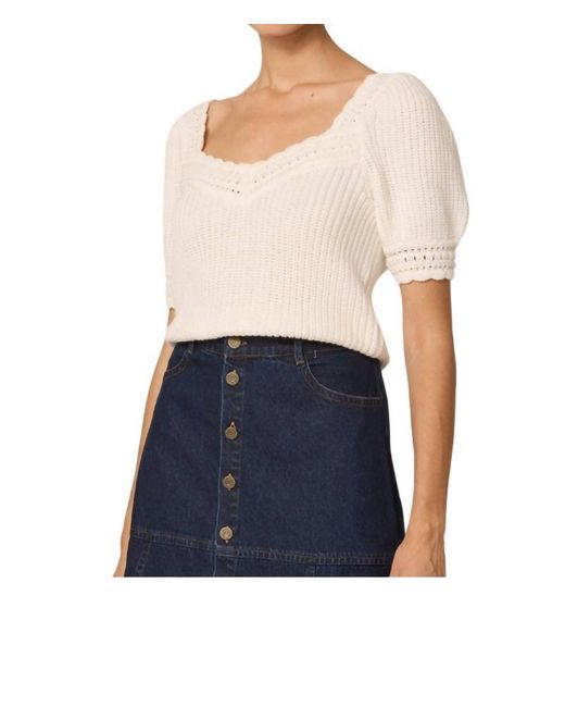 Cleobella Blue Rowan Sweater Top
