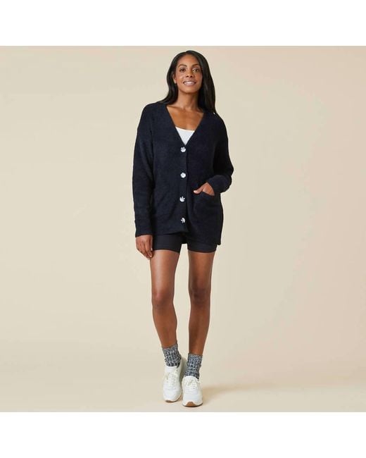 Softies Blue Marshmallow Button Cardigan