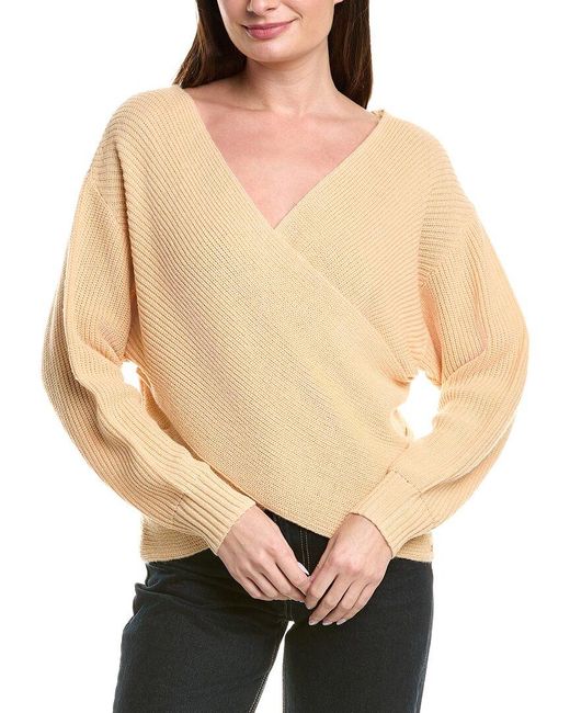 L'Agence Women's Natural Antonella Surplus Wool-Blend Pullover