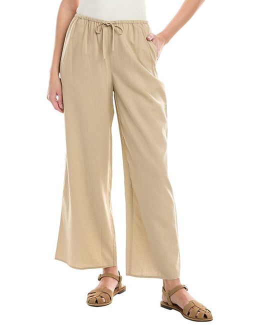 Onia Natural Air Drawstring Linen-Blend Pant