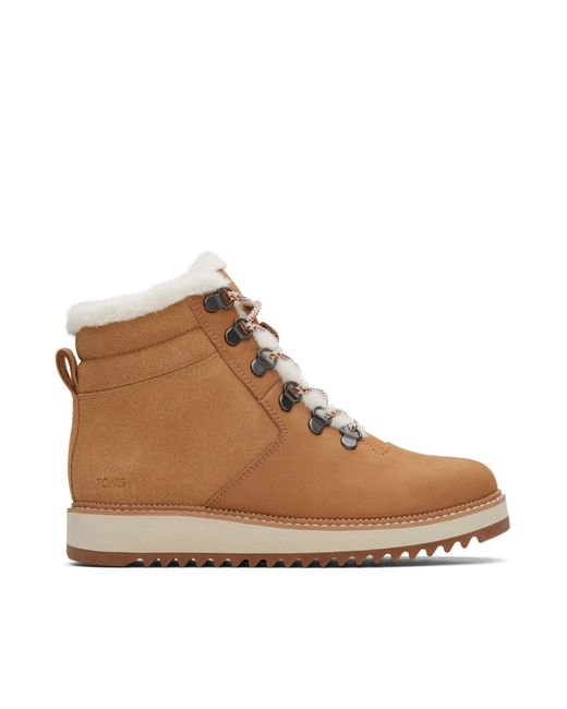 TOMS Brown Mojave 10018992 Nubuck Suede Hiker Boots Jobb1781