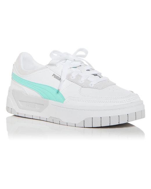 PUMA White Cali Dream Leather Gym Casual And Fashion Sneakers