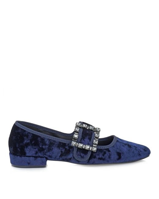 Exe' Blue Mary Jane Shoes