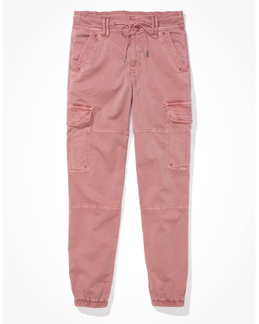 American Eagle Outfitters Pink Ae baggy Cargo jogger