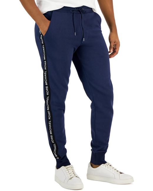 Michael Kors Blue Fleece Logo jogger Pants for men