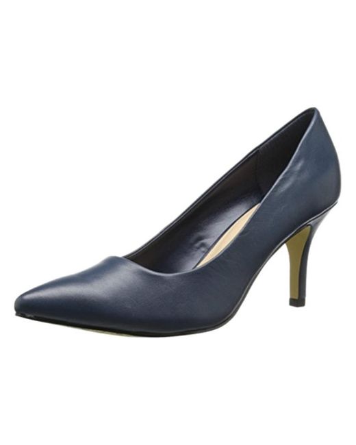 Bella Vita Define Leather Dress Pointed Toe Heels in Blue Lyst