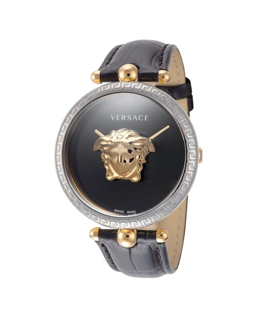 Versace Metallic 39mm Black Quartz Watch Veco02422