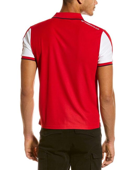 Prada polo cheap red