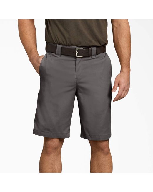 Dickies Gray Relaxed Fit Work Shorts for men