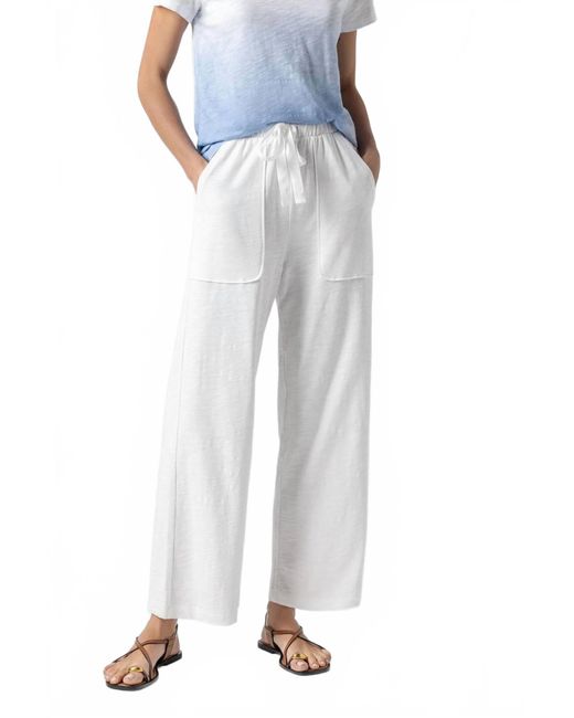 Lilla P Blue Knit Drawstring Pant