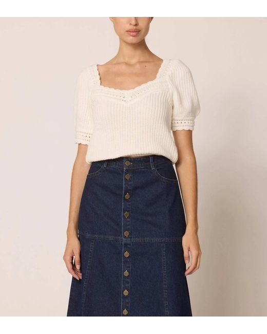 Cleobella Blue Rowan Sweater Top