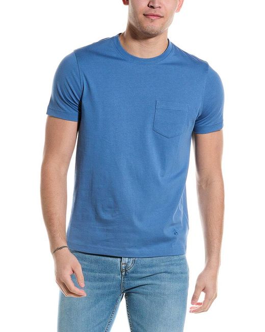 Brooks Brothers Blue Pocket T-shirt for men