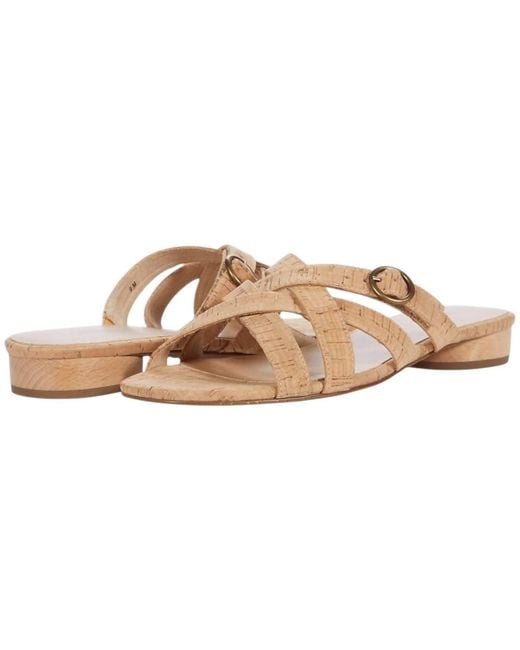 Vaneli Brown Brogan Slide Sandal