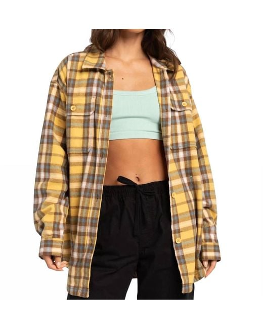 Vans Yellow Amelia Flannel