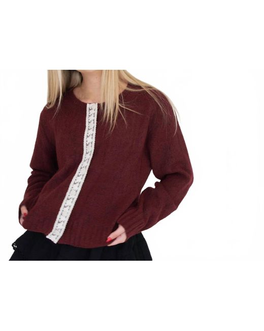 Trend:Notes Purple Whittaker Cardigan