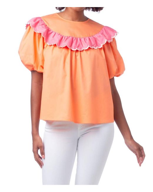 CROSBY BY MOLLIE BURCH White Frances Top