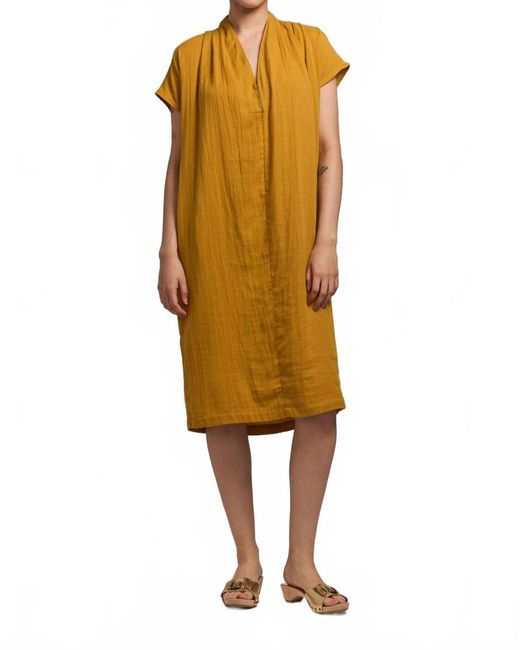 M.Patmos Yellow Gigi Midi Dress