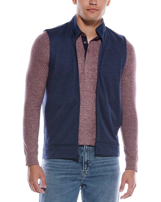 Tailorbyrd Blue Luxe Performance Vest for men