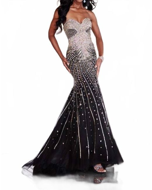 open lace back dress 14173 Panoply  Glitz and Glamour Prom and Pageant