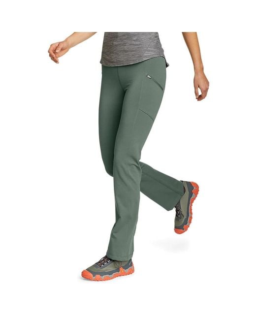 Eddie Bauer Traverse Trail Highrise Pants in Green Lyst