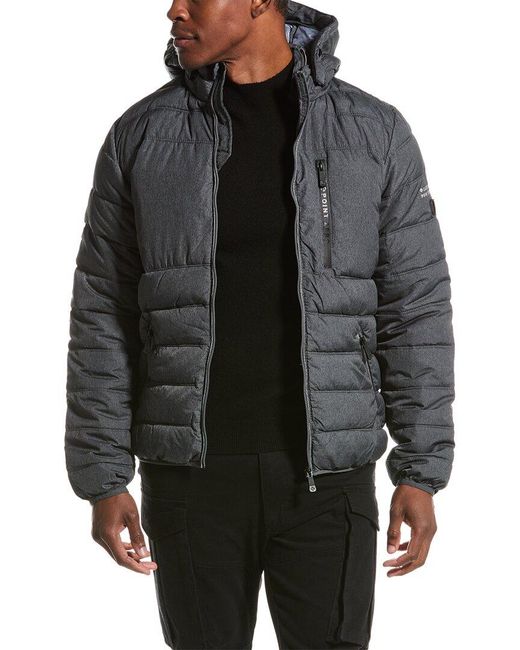 Point Zero Black Mpro Removable Hood Solid Ultralight Jacket for men