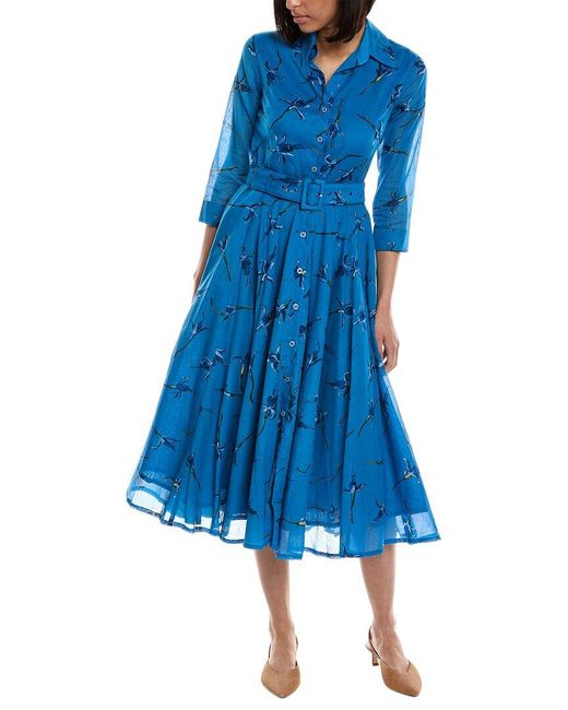 Samantha Sung Blue Avenue A-line Dress
