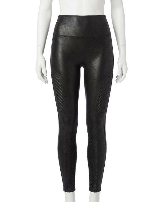 Spanx Black Moto Compression Legging