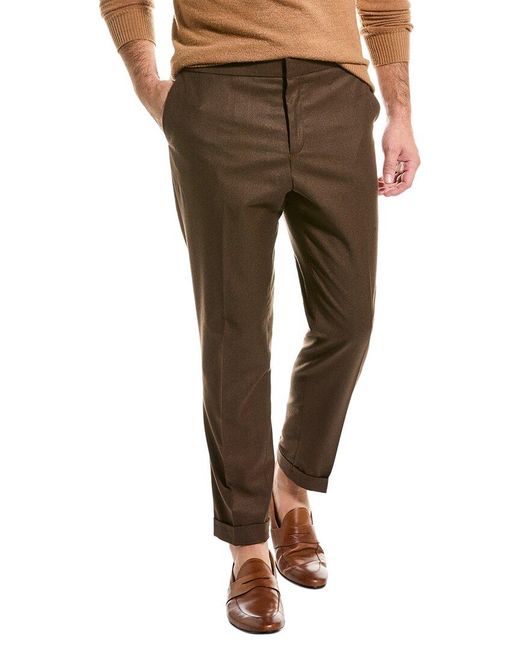 The Kooples Brown Wool Suit Pant for men