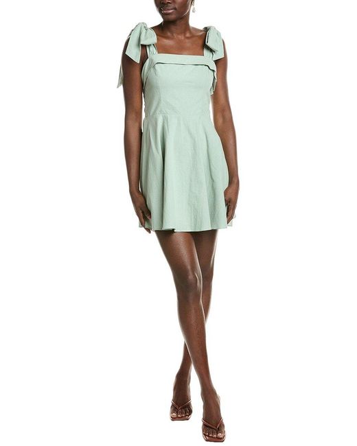 CELESTINE SEI Green Mini Dress