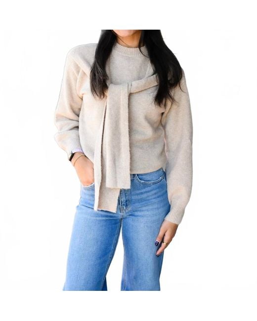 SOFIA The Label Blue Knot Your Average Sweater