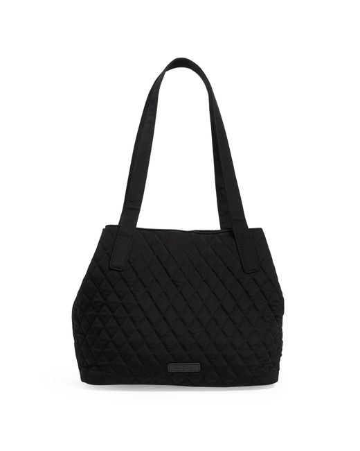 Vera Bradley Factory Style Triple Compartment Shoulder Bag in Black Lyst